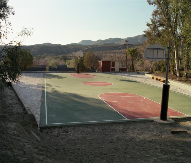 Castile Canyon Scientology School, basket ball field